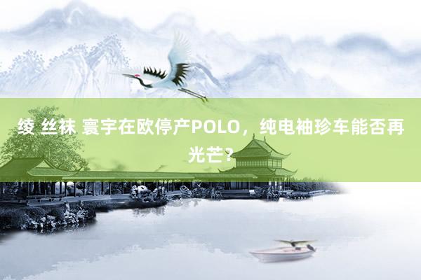 绫 丝袜 寰宇在欧停产POLO，纯电袖珍车能否再光芒？